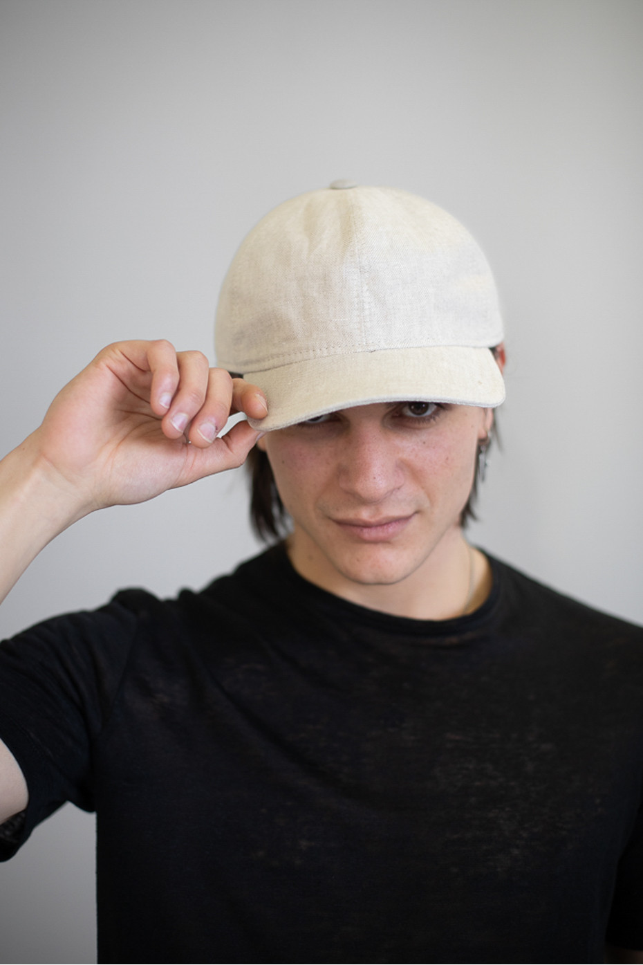 Cappello Baseball puro lino