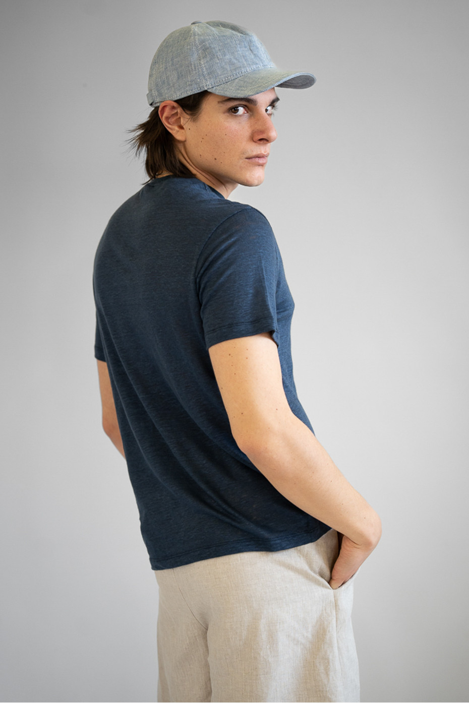 Cappello Baseball puro lino 2