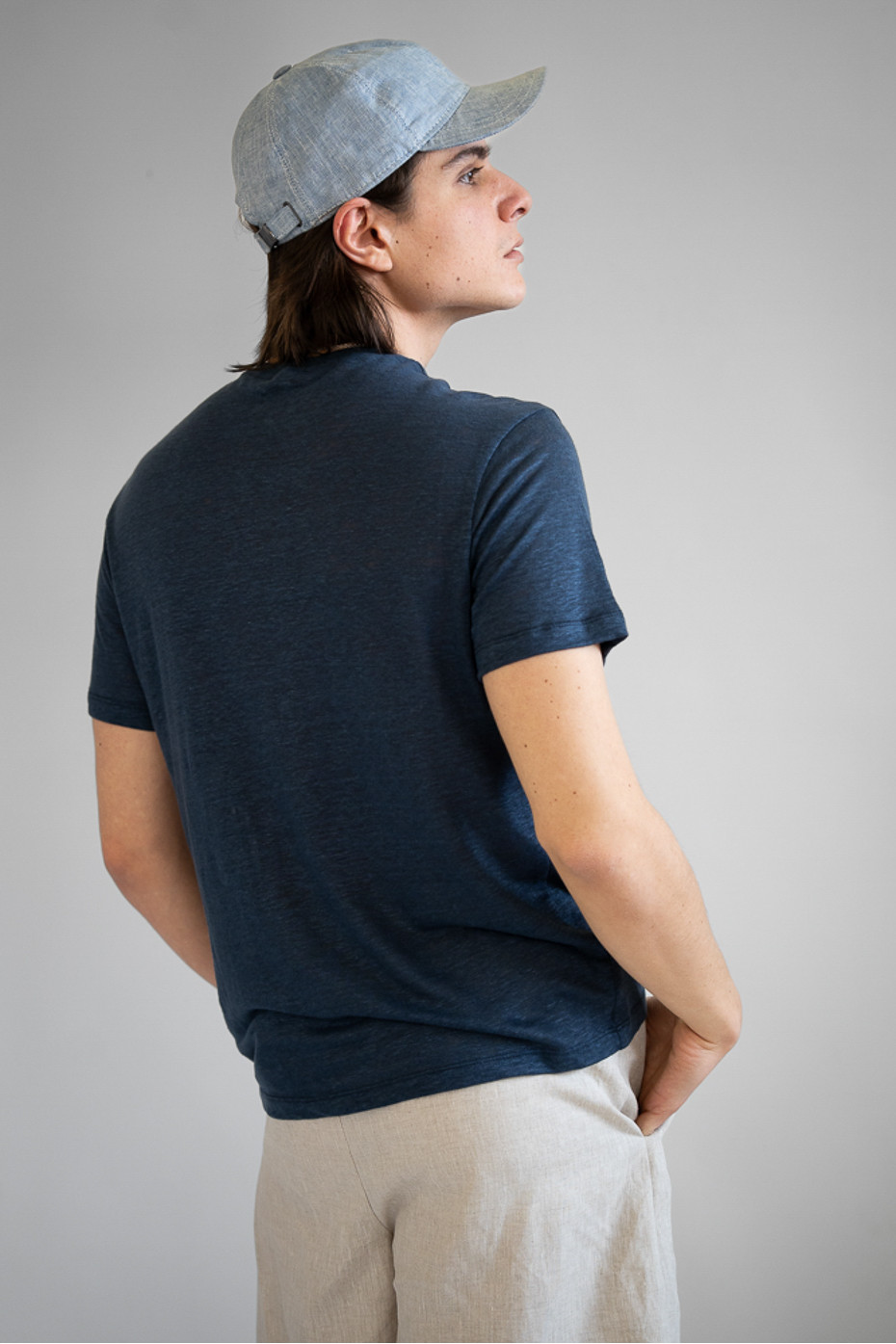 Cappello Baseball puro lino