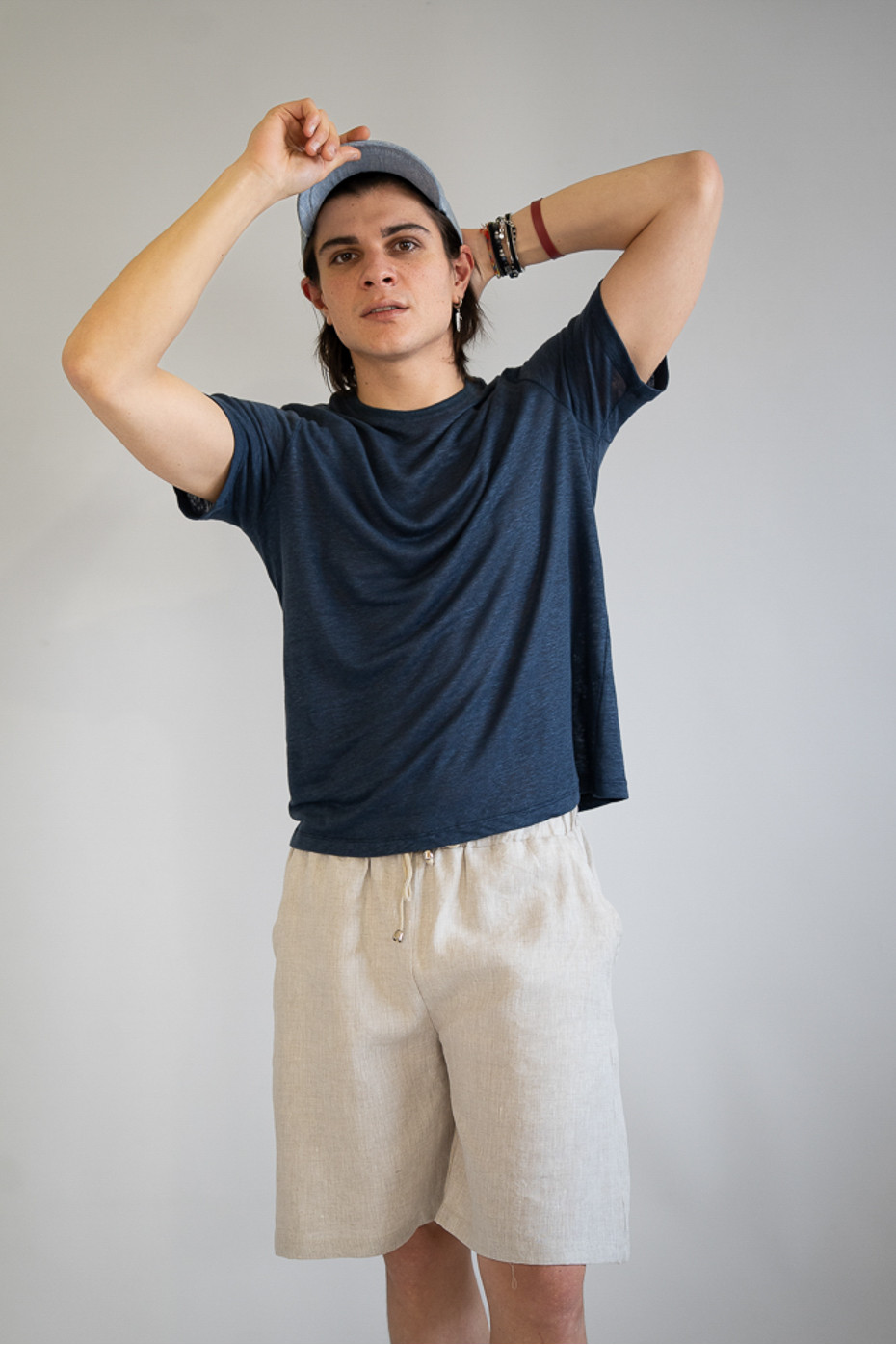 Cappello Baseball puro lino