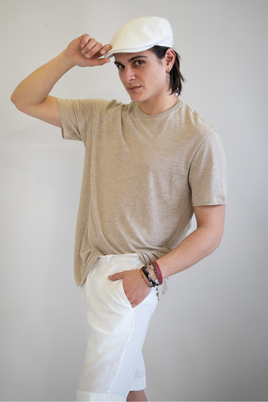 Cappello Coppola in puro lino