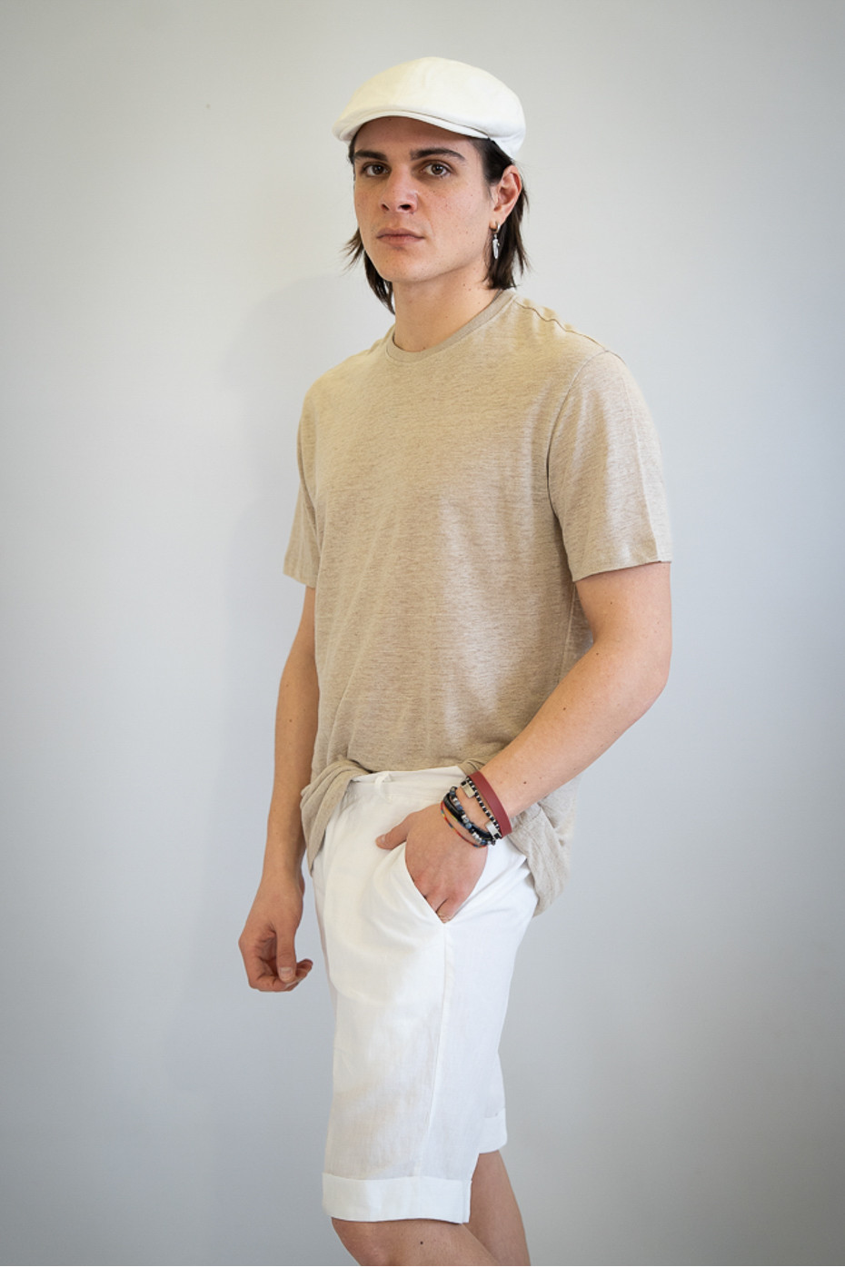 Cappello Coppola in puro lino