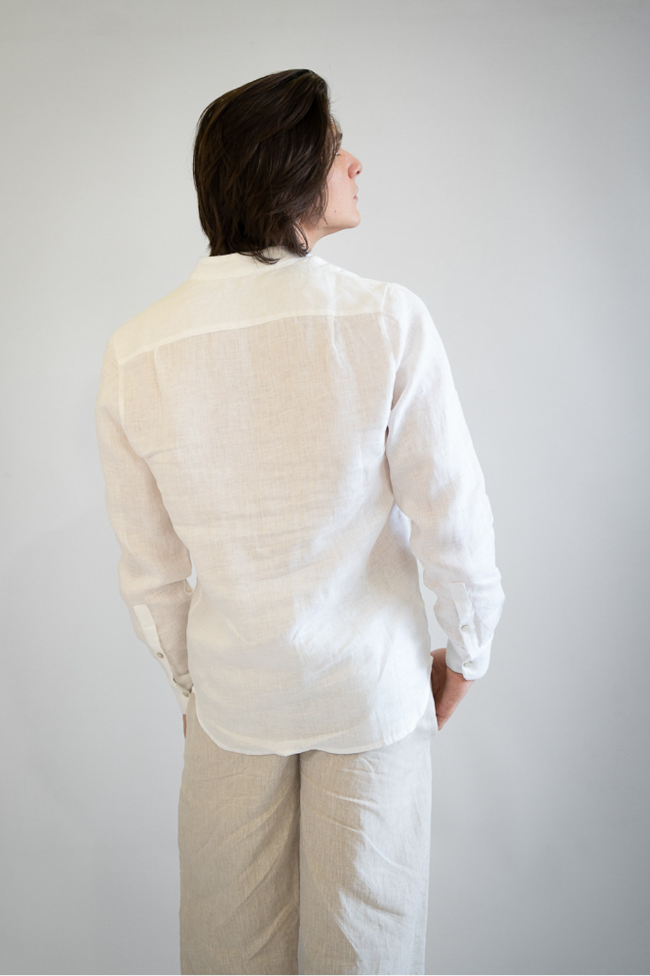 Camicia sartoriale puro lino Giovinazzo