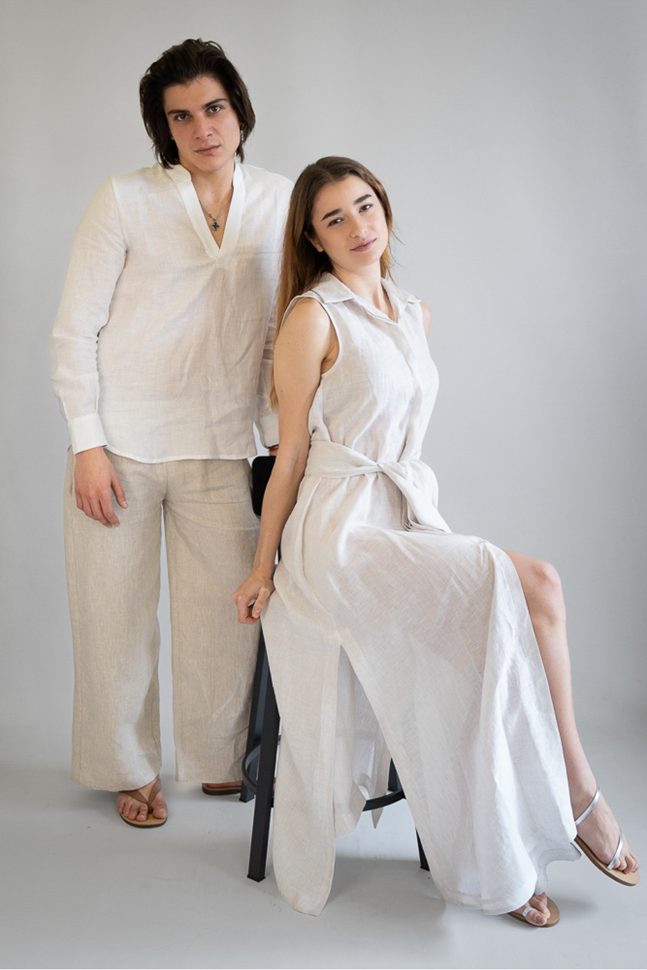 Camicia sartoriale puro lino Giovinazzo