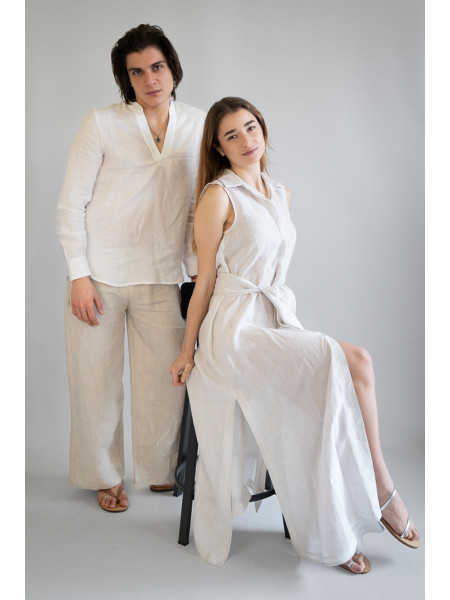 Camicia sartoriale puro lino Giovinazzo