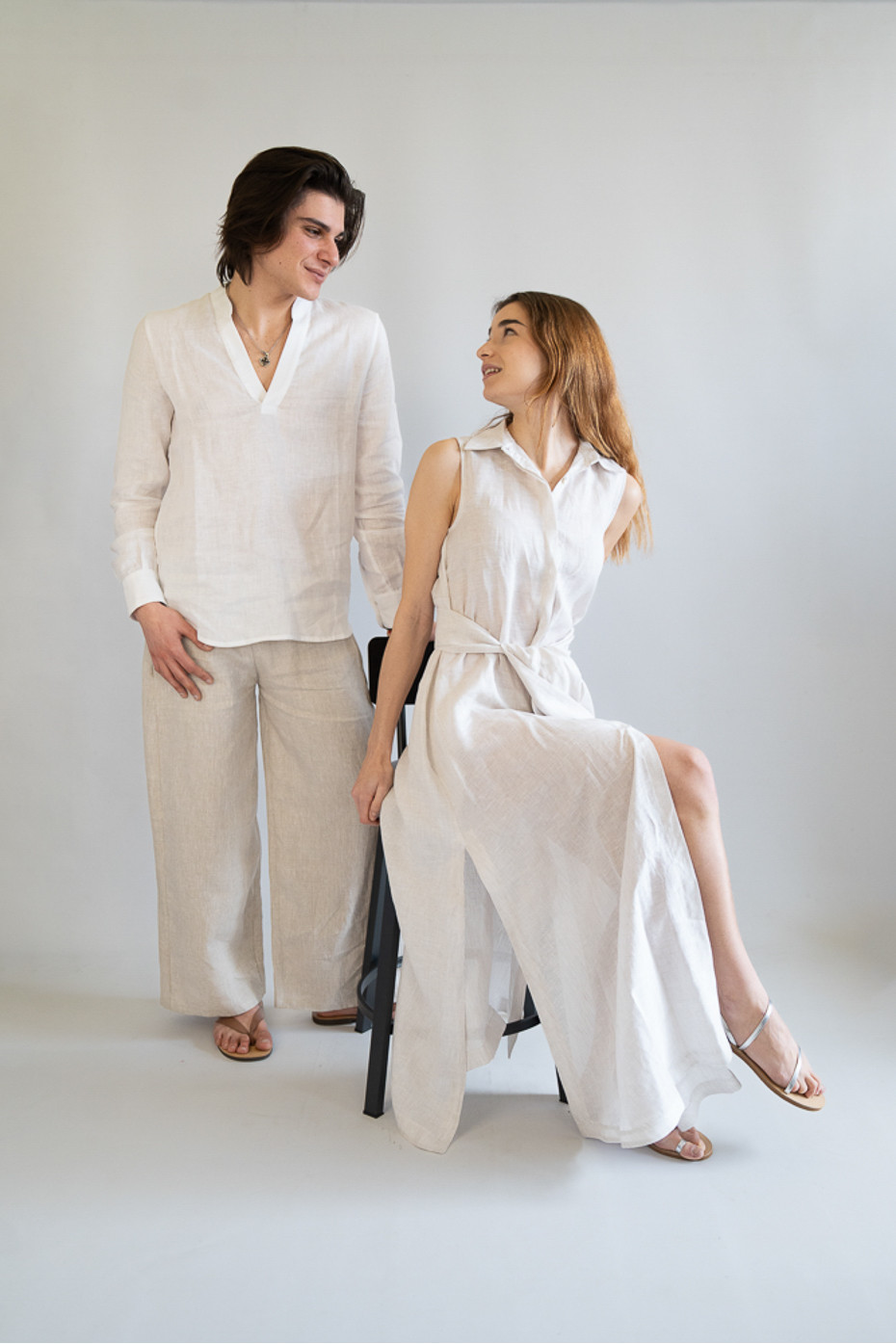 Camicia sartoriale puro lino Giovinazzo