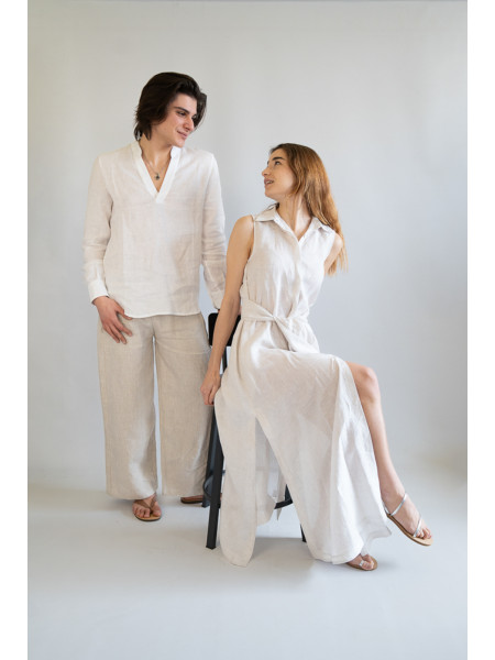 Camicia sartoriale puro lino Giovinazzo