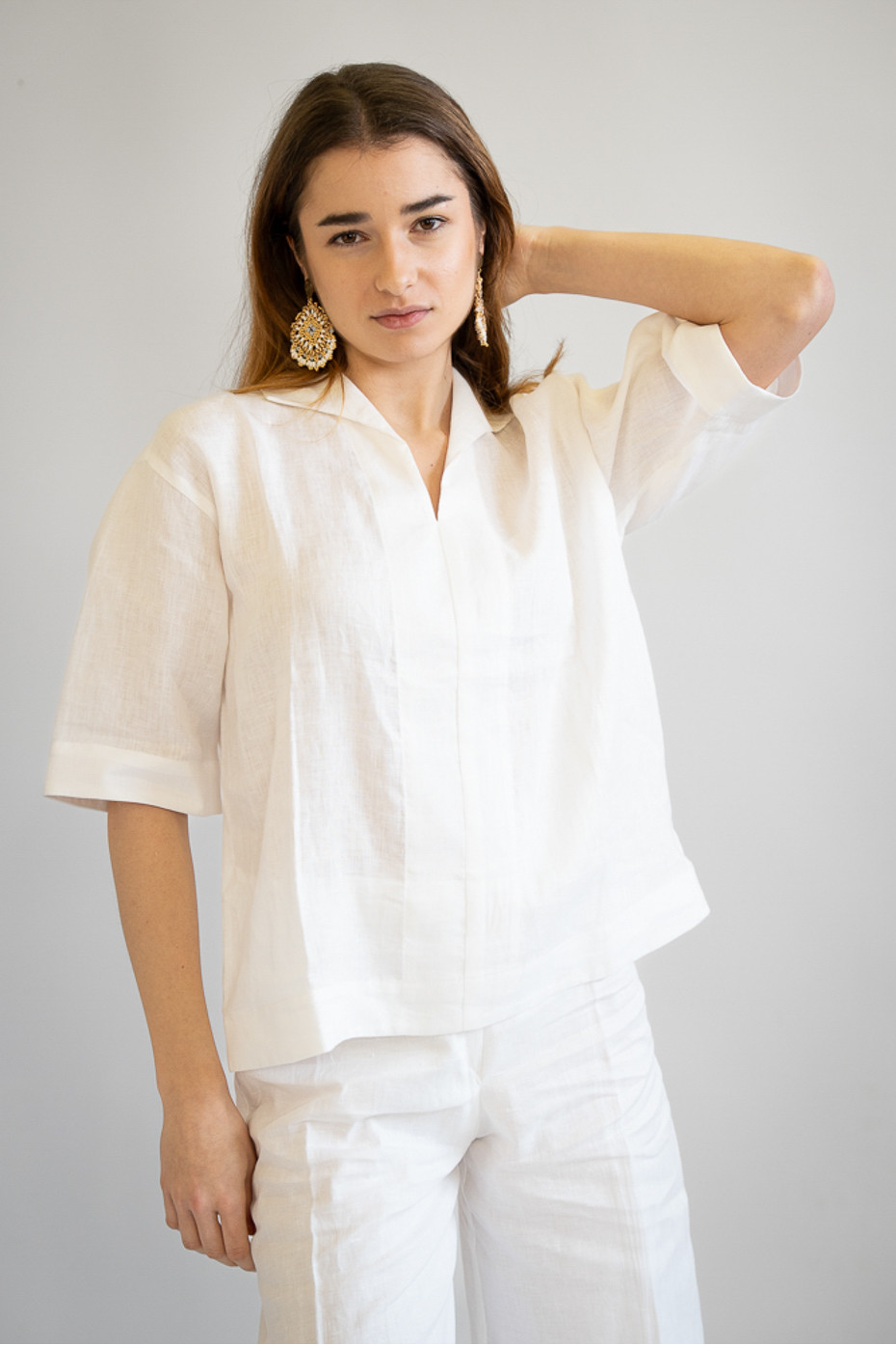 Blusa in puro lino Toritto