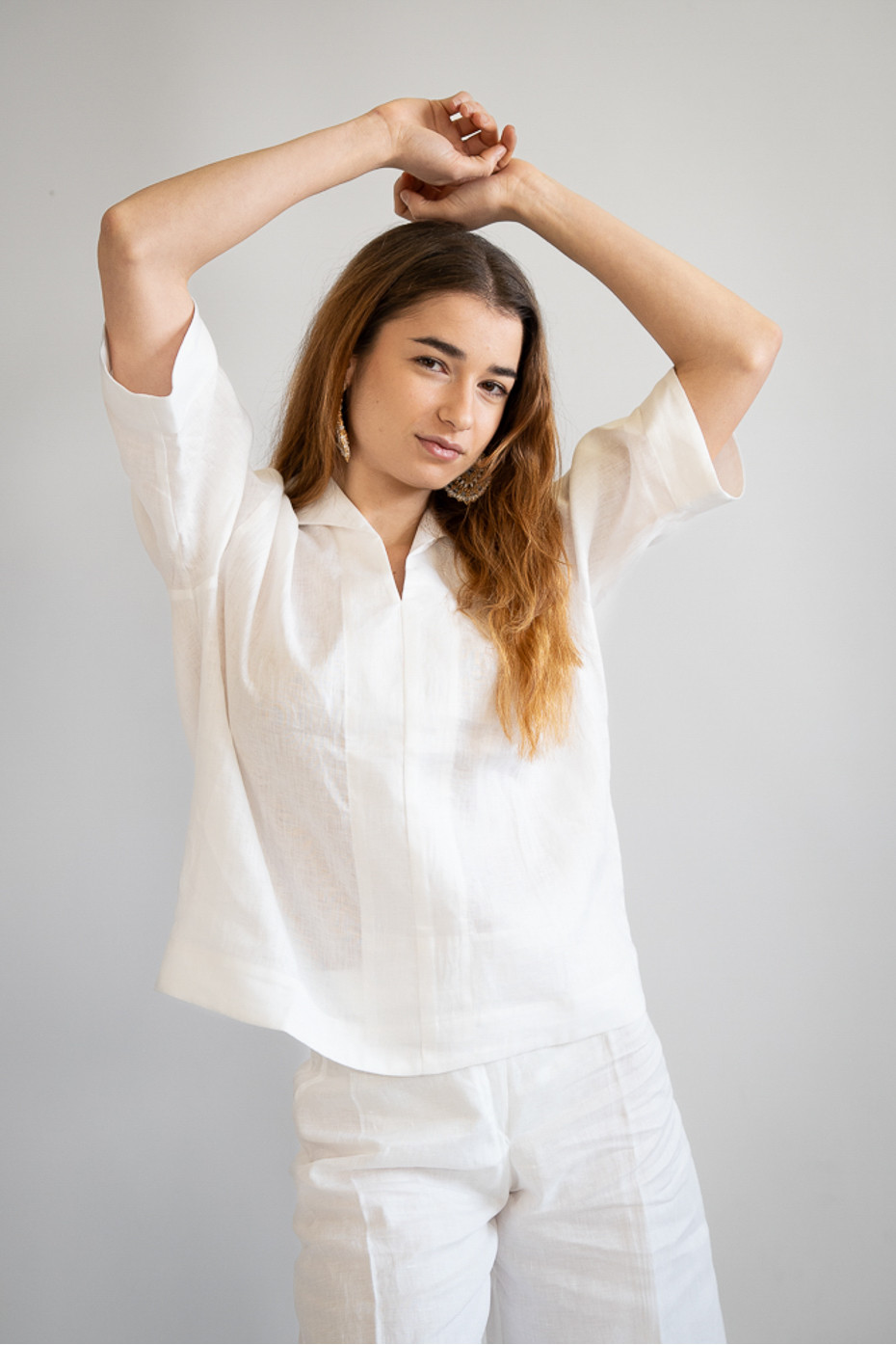 Blusa in puro lino Toritto