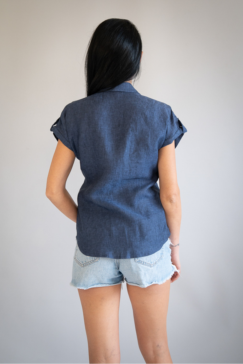 Camicia sartoriale puro lino Racale