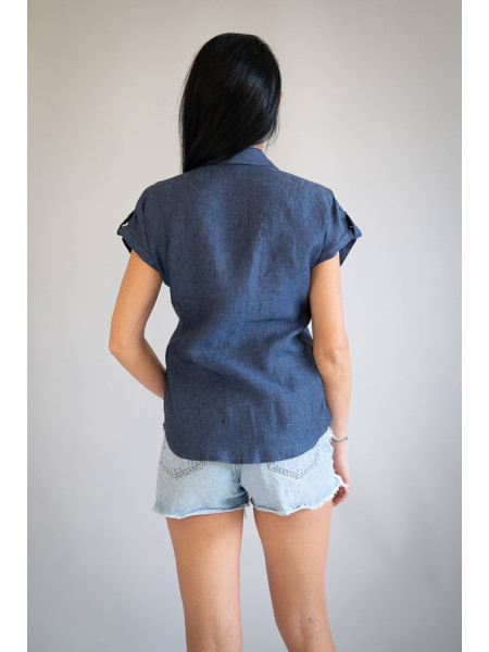 Camicia sartoriale puro lino Racale