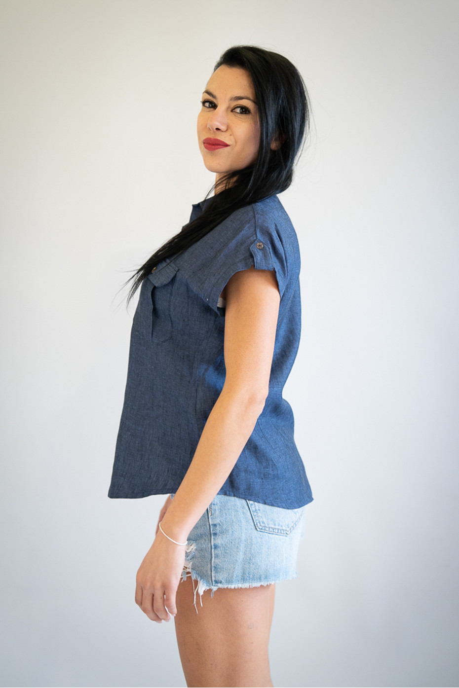 Camicia sartoriale puro lino Racale
