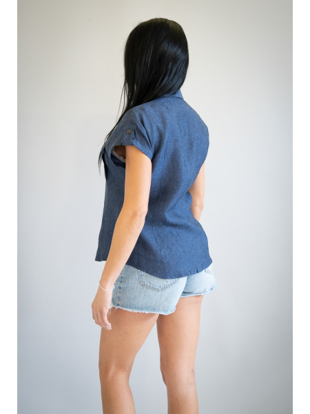Camicia sartoriale puro lino Racale