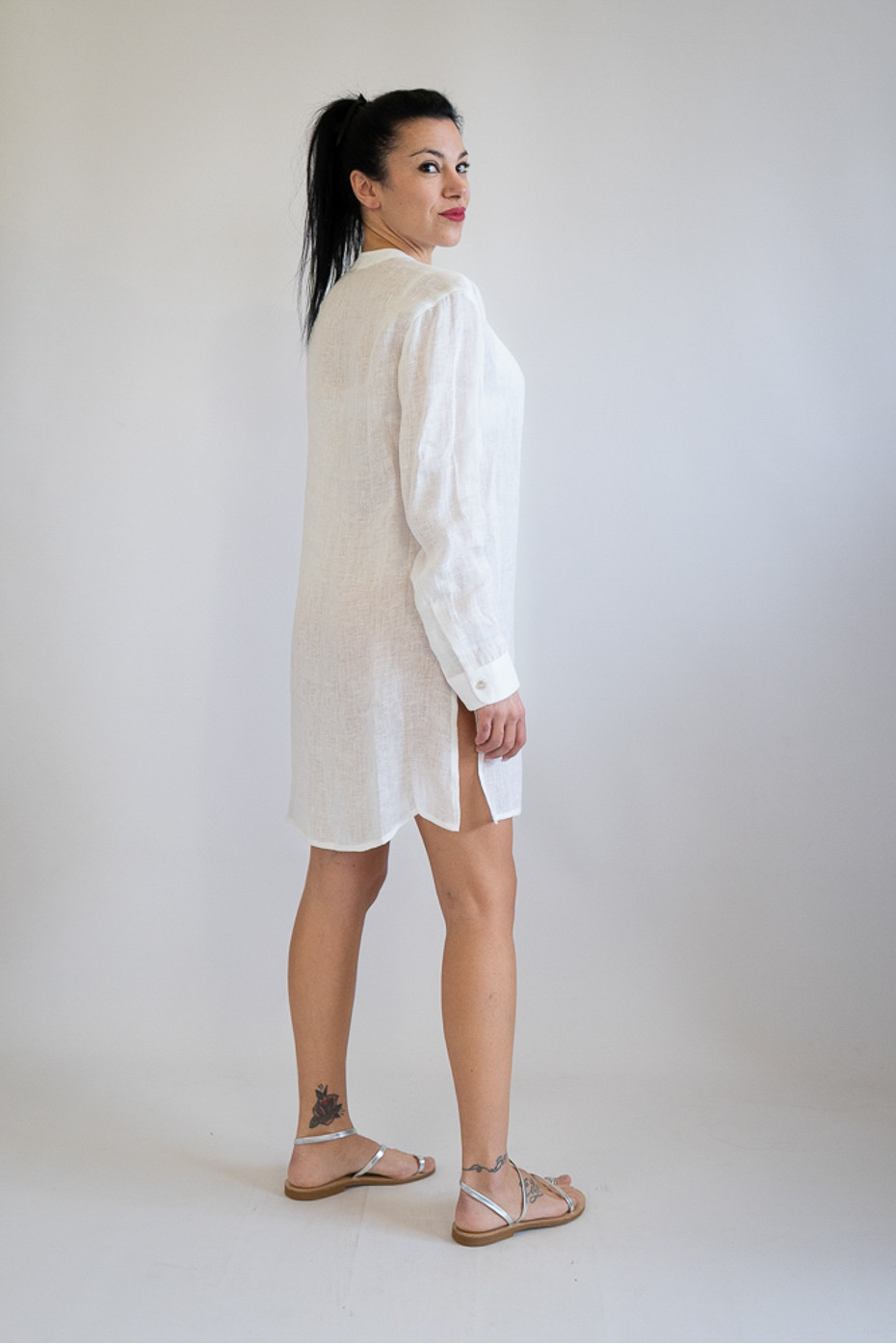 Camicia sartoriale puro lino Sava
