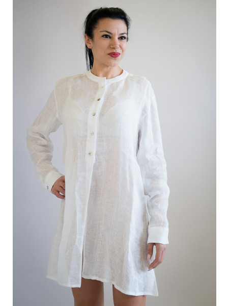 Camicia sartoriale puro lino Sava