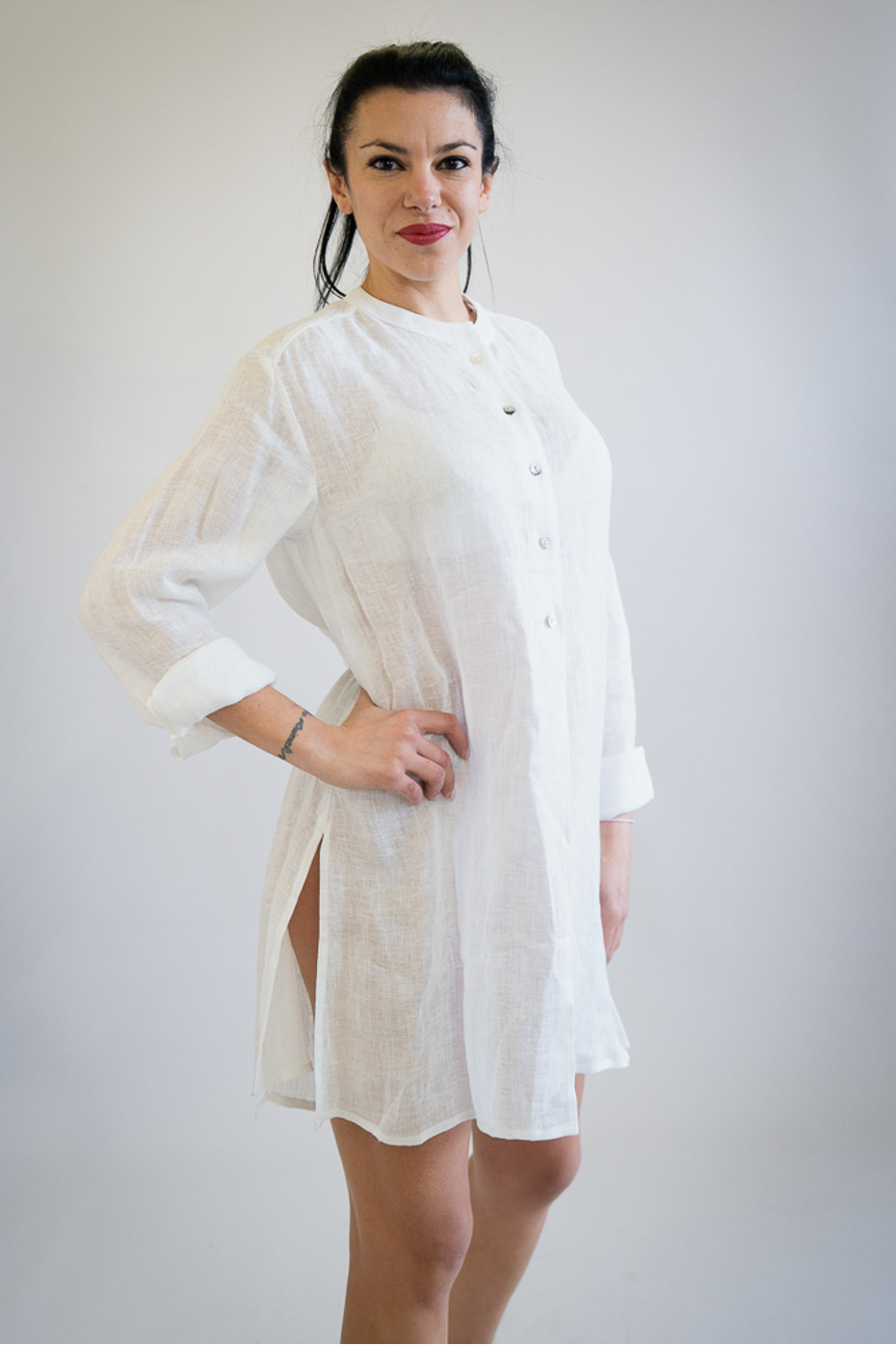 Camicia sartoriale puro lino Sava