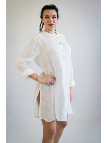 Camicia sartoriale puro lino Sava