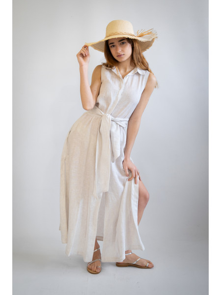 Abito sartoriale puro lino Leporano