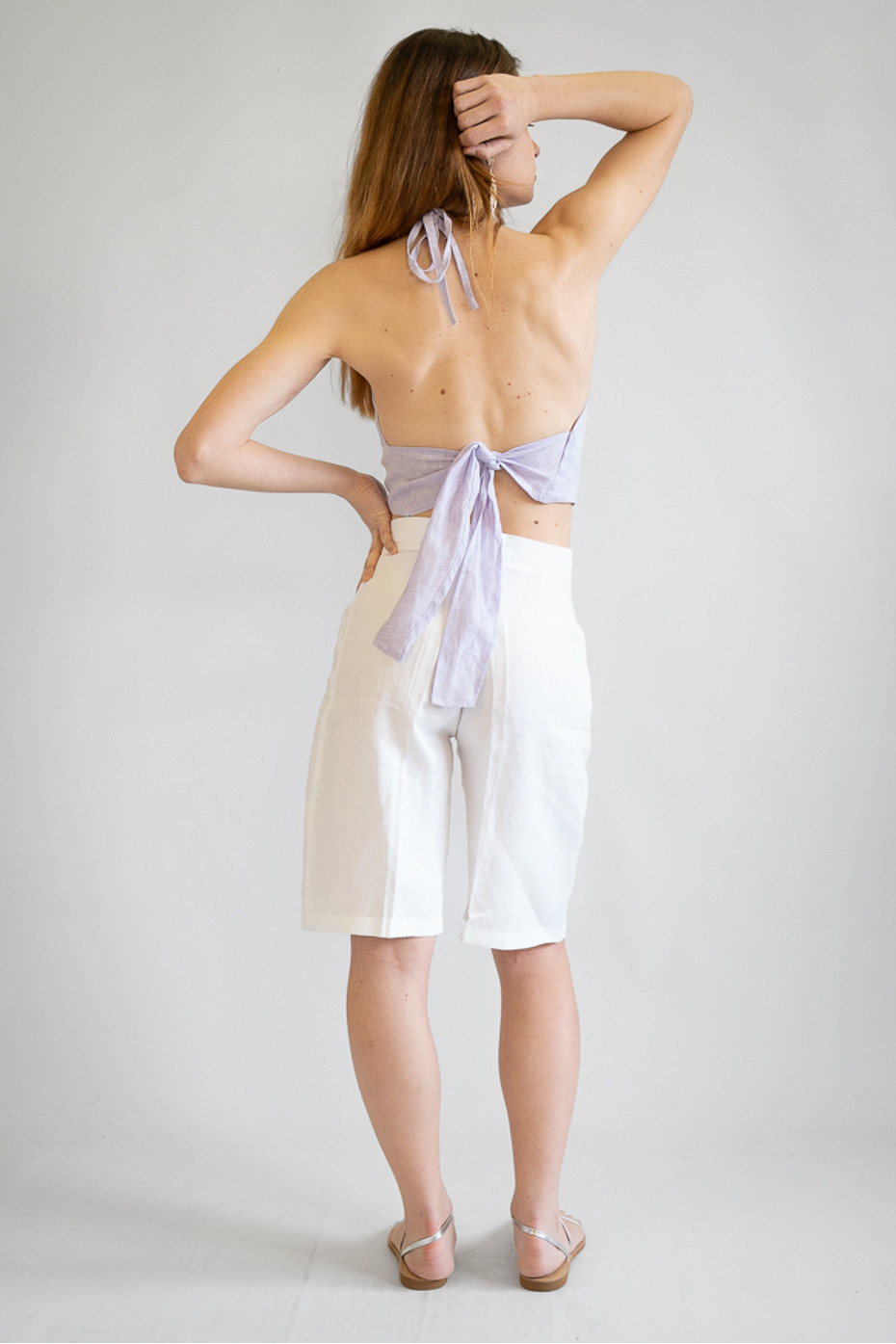 Top sartoriale puro lino Quasano