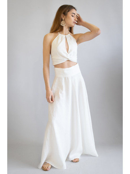 Top sartoriale puro lino Quasano