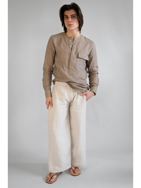 Pantalone sartoriale puro lino Grottaglie