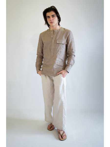 Pantalone sartoriale puro lino Grottaglie