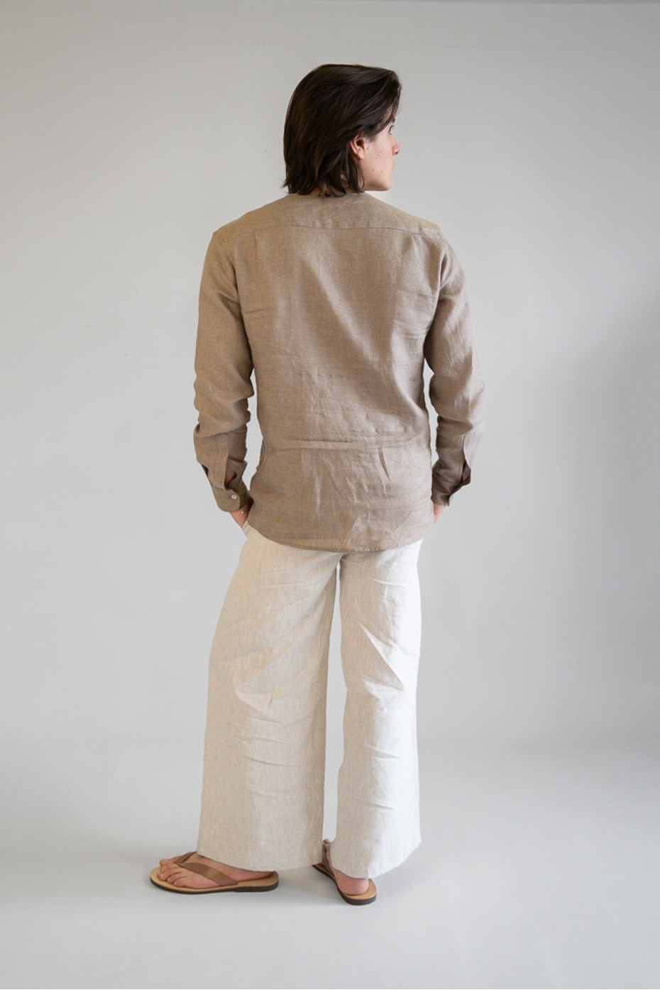 Pantalone sartoriale puro lino Grottaglie