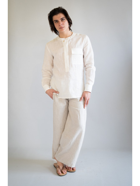 Pantalone sartoriale puro lino Grottaglie