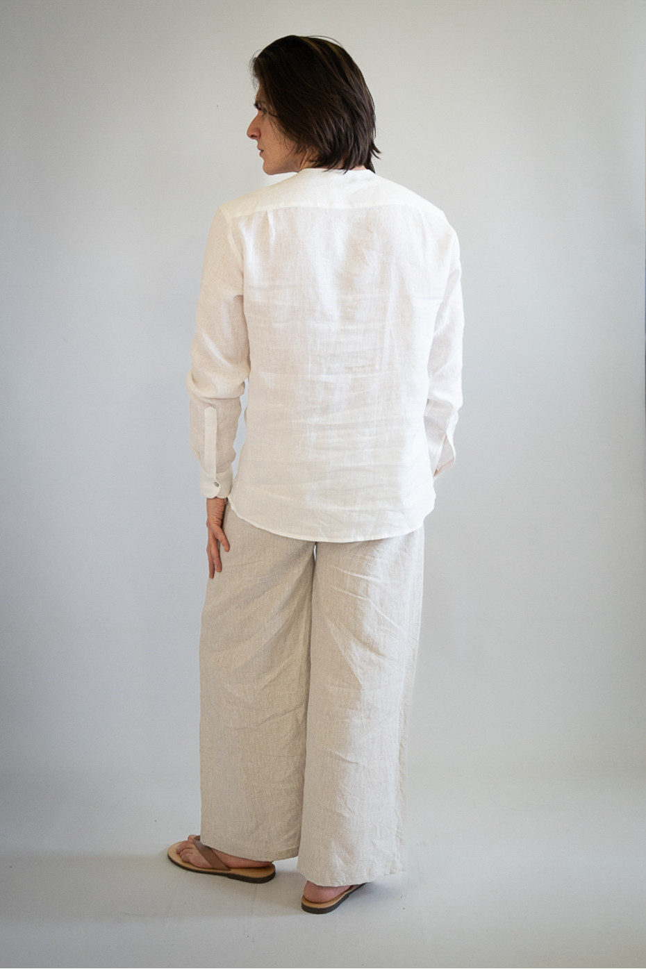 Pantalone sartoriale puro lino Grottaglie