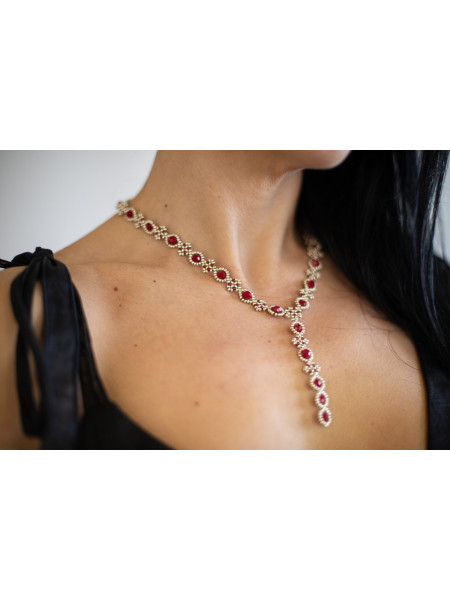 Collana gioielli tessili fatti a mano Carmiano