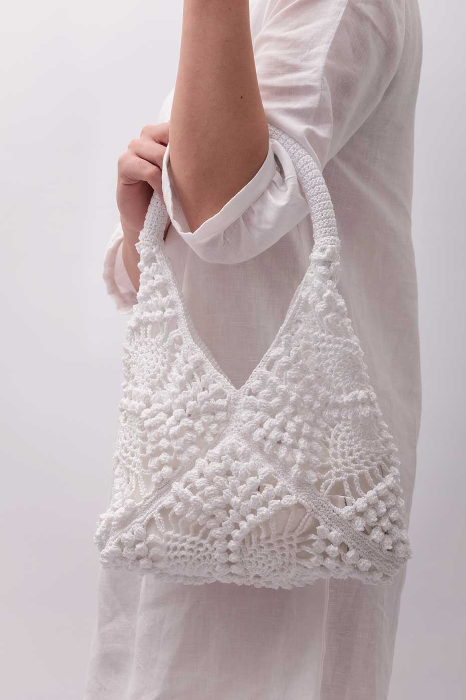 Borsa Laureto bianca