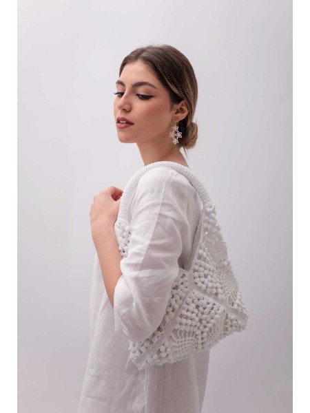 Borsa Laureto bianca