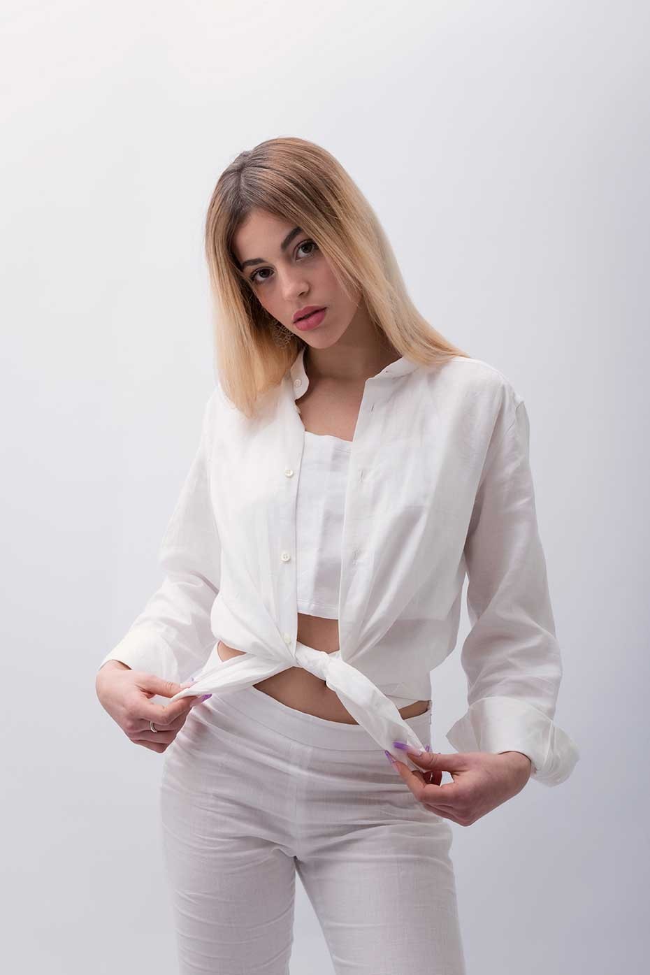Camicia sartoriale puro lino made in Italy...