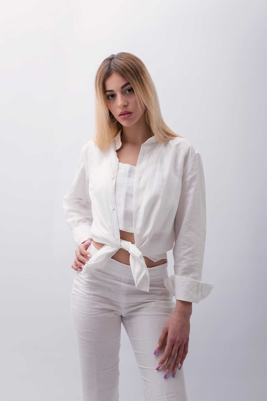 Camicia sartoriale puro lino made in Italy...