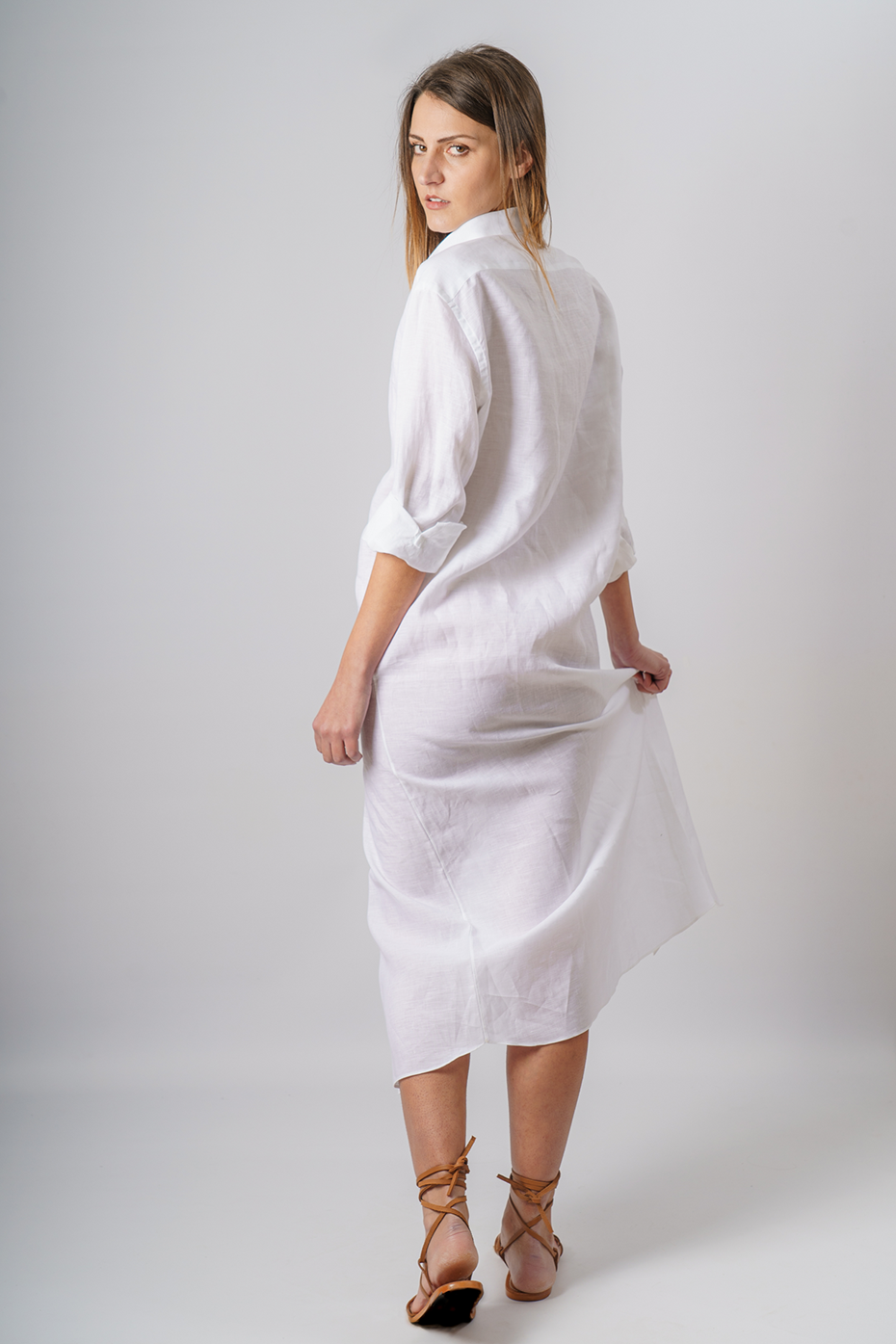 Camicione sartoriale puro lino made in Italy...