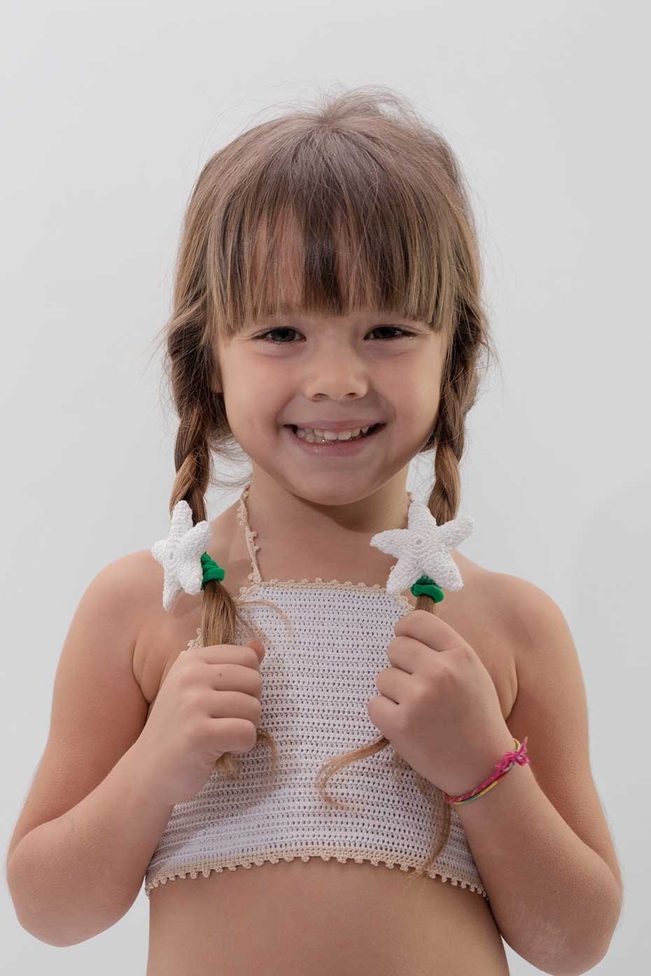 Elastico fermacapelli fatto a mano uncinetto...