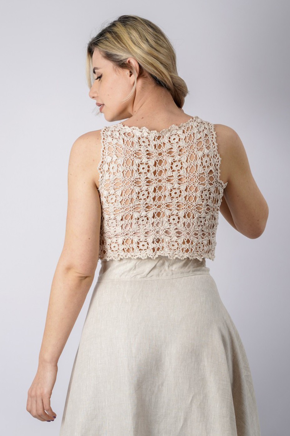 Top fatto a mano ad uncinetto Casarano